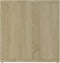 vidaXL - Tv-meubel - 72x35x36,5 - cm - bewerkt - hout - wit - en - sonoma - eikenkleurig