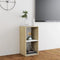 vidaXL - Tv-meubel - 72x35x36,5 - cm - bewerkt - hout - wit - en - sonoma - eikenkleurig
