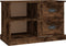 vidaXL - Tv-meubel - 73x35,5x47,5 - cm - bewerkt - hout - gerookt - eikenkleurig