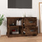 vidaXL - Tv-meubel - 73x35,5x47,5 - cm - bewerkt - hout - gerookt - eikenkleurig