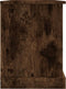 vidaXL - Tv-meubel - 73x35,5x47,5 - cm - bewerkt - hout - gerookt - eikenkleurig