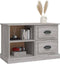 vidaXL - Tv-meubel - 73x35,5x47,5 - cm - bewerkt - hout - grijs - sonoma - eikenkleur