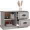 vidaXL - Tv-meubel - 73x35,5x47,5 - cm - bewerkt - hout - grijs - sonoma - eikenkleur