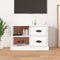 vidaXL - Tv-meubel - 73x35,5x47,5 - cm - bewerkt - hout - hoogglans - wit