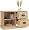 vidaXL - Tv-meubel - 73x35,5x47,5 - cm - bewerkt - hout - sonoma - eikenkleurig