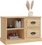 vidaXL - Tv-meubel - 73x35,5x47,5 - cm - bewerkt - hout - sonoma - eikenkleurig