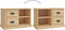 vidaXL - Tv-meubel - 73x35,5x47,5 - cm - bewerkt - hout - sonoma - eikenkleurig
