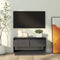 vidaXL - Tv-meubel - 74x34x40 - cm - massief - grenenhout - grijs