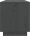 vidaXL - Tv-meubel - 74x34x40 - cm - massief - grenenhout - grijs