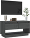 vidaXL - Tv-meubel - 74x34x40 - cm - massief - grenenhout - grijs