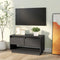 vidaXL - Tv-meubel - 74x34x40 - cm - massief - grenenhout - grijs