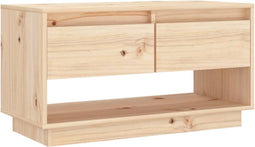 vidaXL - Tv-meubel - 74x34x40 - cm - massief - grenenhout