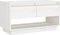 vidaXL - Tv-meubel - 74x34x40 - cm - massief - grenenhout - wit