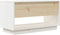 vidaXL - Tv-meubel - 74x34x40 - cm - massief - grenenhout - wit