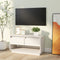 vidaXL - Tv-meubel - 74x34x40 - cm - massief - grenenhout - wit