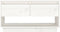 vidaXL - Tv-meubel - 74x34x40 - cm - massief - grenenhout - wit