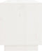 vidaXL - Tv-meubel - 74x34x40 - cm - massief - grenenhout - wit