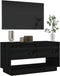 vidaXL - Tv-meubel - 74x34x40 - cm - massief - grenenhout - zwart