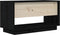 vidaXL - Tv-meubel - 74x34x40 - cm - massief - grenenhout - zwart
