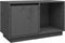 vidaXL - Tv-meubel - 74x35x44 - cm - massief - grenenhout - grijs