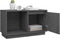 vidaXL - Tv-meubel - 74x35x44 - cm - massief - grenenhout - grijs