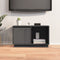 vidaXL - Tv-meubel - 74x35x44 - cm - massief - grenenhout - grijs