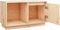 vidaXL - Tv-meubel - 74x35x44 - cm - massief - grenenhout