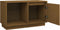 vidaXL - Tv-meubel - 74x35x44 - cm - massief - grenenhout - honingbruin