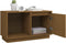 vidaXL - Tv-meubel - 74x35x44 - cm - massief - grenenhout - honingbruin