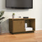 vidaXL - Tv-meubel - 74x35x44 - cm - massief - grenenhout - honingbruin