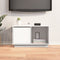 vidaXL - Tv-meubel - 74x35x44 - cm - massief - grenenhout - wit