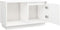 vidaXL - Tv-meubel - 74x35x44 - cm - massief - grenenhout - wit