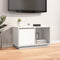 vidaXL - Tv-meubel - 74x35x44 - cm - massief - grenenhout - wit
