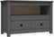 vidaXL - Tv-meubel - 79x35x52 - cm - massief - grenenhout - grijs