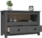 vidaXL - Tv-meubel - 79x35x52 - cm - massief - grenenhout - grijs