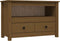 vidaXL - Tv-meubel - 79x35x52 - cm - massief - grenenhout - honingbruin
