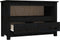 vidaXL - Tv-meubel - 79x35x52 - cm - massief - grenenhout - zwart