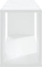 vidaXL - Tv-meubel - 80x24x32 - cm - bewerkt - hout - wit