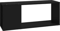 vidaXL - Tv-meubel - 80x24x32 - cm - spaanplaat - zwart