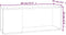 vidaXL - Tv-meubel - 80x24x32 - cm - spaanplaat - zwart