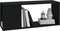 vidaXL - Tv-meubel - 80x24x32 - cm - spaanplaat - zwart