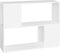 vidaXL - Tv-meubel - 80x24x63 - cm - spaanplaat - wit