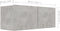 vidaXL - Tv-meubel - 80x30x30 - cm - bewerkt - hout - betongrijs