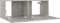 vidaXL - Tv-meubel - 80x30x30 - cm - bewerkt - hout - betongrijs