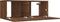 vidaXL - Tv-meubel - 80x30x30 - cm - bewerkt - hout - bruin - eikenkleur