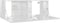 vidaXL - Tv-meubel - 80x30x30 - cm - bewerkt - hout - hoogglans - wit