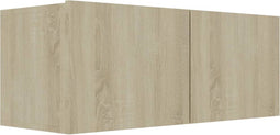 vidaXL - Tv-meubel - 80x30x30 - cm - bewerkt - hout - sonoma - eikenkleurig