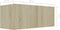 vidaXL - Tv-meubel - 80x30x30 - cm - bewerkt - hout - sonoma - eikenkleurig