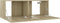 vidaXL - Tv-meubel - 80x30x30 - cm - bewerkt - hout - sonoma - eikenkleurig