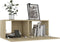 vidaXL - Tv-meubel - 80x30x30 - cm - bewerkt - hout - sonoma - eikenkleurig